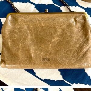 Hobo clutch/wallet with chain strap